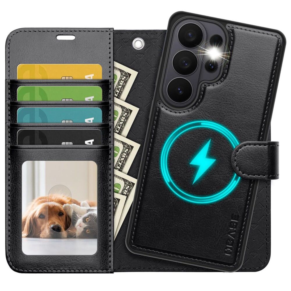 Galaxy S26 Ultra Detachable Wallet Case with Card Holder, 20N-197PH008